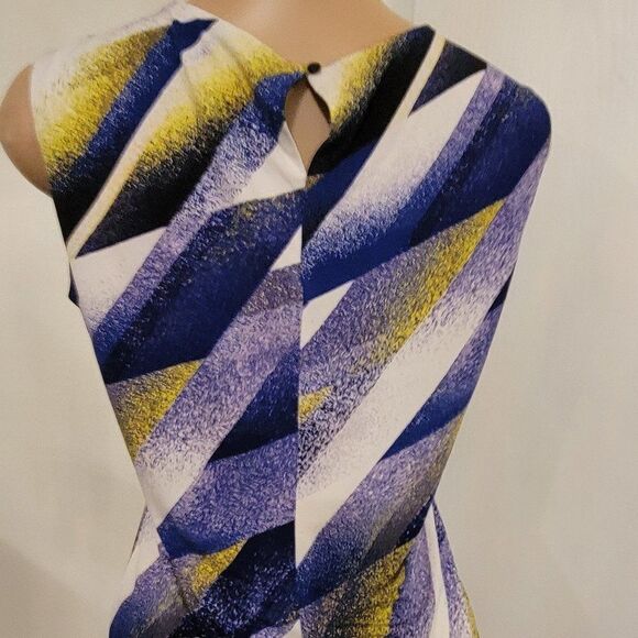 BRAND NEW YELLOW & PURPLE CALVIN KLEIN TOP - Picture 13 of 15